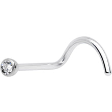 20G Clear 2mm Grade 23 Titanium Press Fit Left Side Nose Screw