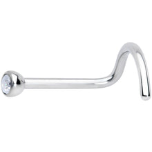 20G Clear 2mm Grade 23 Titanium Press Fit Left Side Nose Screw