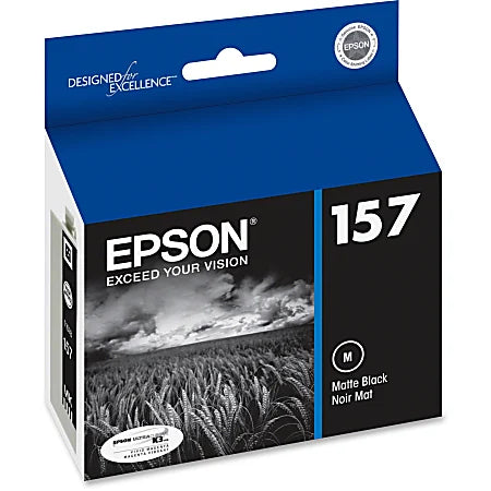 New, Pre-Owned - Epson T15782 Matte Black Ink Cartridge, T157820O