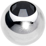 16G Black Gem 3mm Replacement Ball End