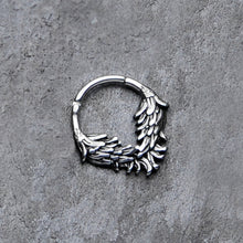 16G 3/8 Angelic Wings Hinged Segment Ring