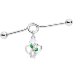 14G Heart Music Valentine Dangle Project Barbell 38mm