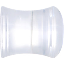 Clear Blue Brown Wolf Acrylic Saddle Plug Set
