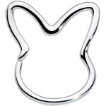 18G 5/16 Easter Bunny Rabbit Closure Ring