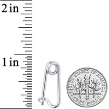 14G Surgical Steel Safety Pin Taper Earring