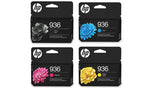 New, Pre-Owned - HP 936 Standard Yield Multi Color Ink Cartridge, 6C3Z5LN-4-Pack
