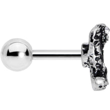 16G 1/4 Clear Gem Cowboy Boot Cartilage Tragus Earring
