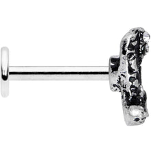 16G 5/16 Clear Gem Cowboy Boot Labret Monroe Tragus