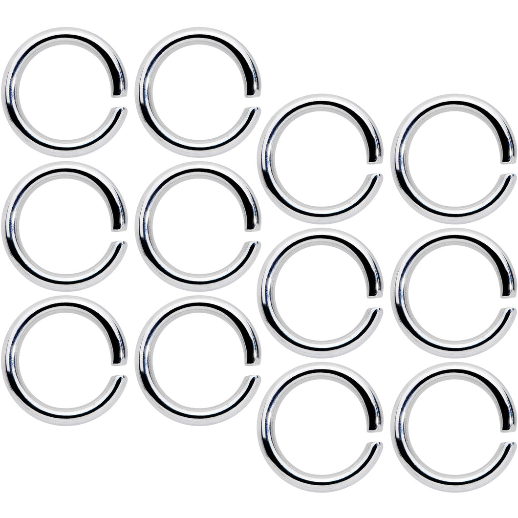 14G 5/16 Seamless Cartilage Ring Set of 12