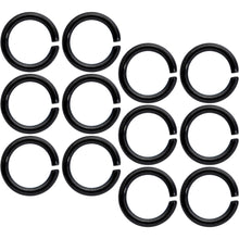 14G 5/16 Black Anodized Seamless Cartilage Ring Set of 12