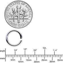 14G 5/16 Steel Blue Anodized Seamless Cartilage Ring Set of 12