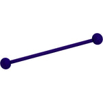 14G Natty Navy Blue Matte Industrial Barbell 38mm