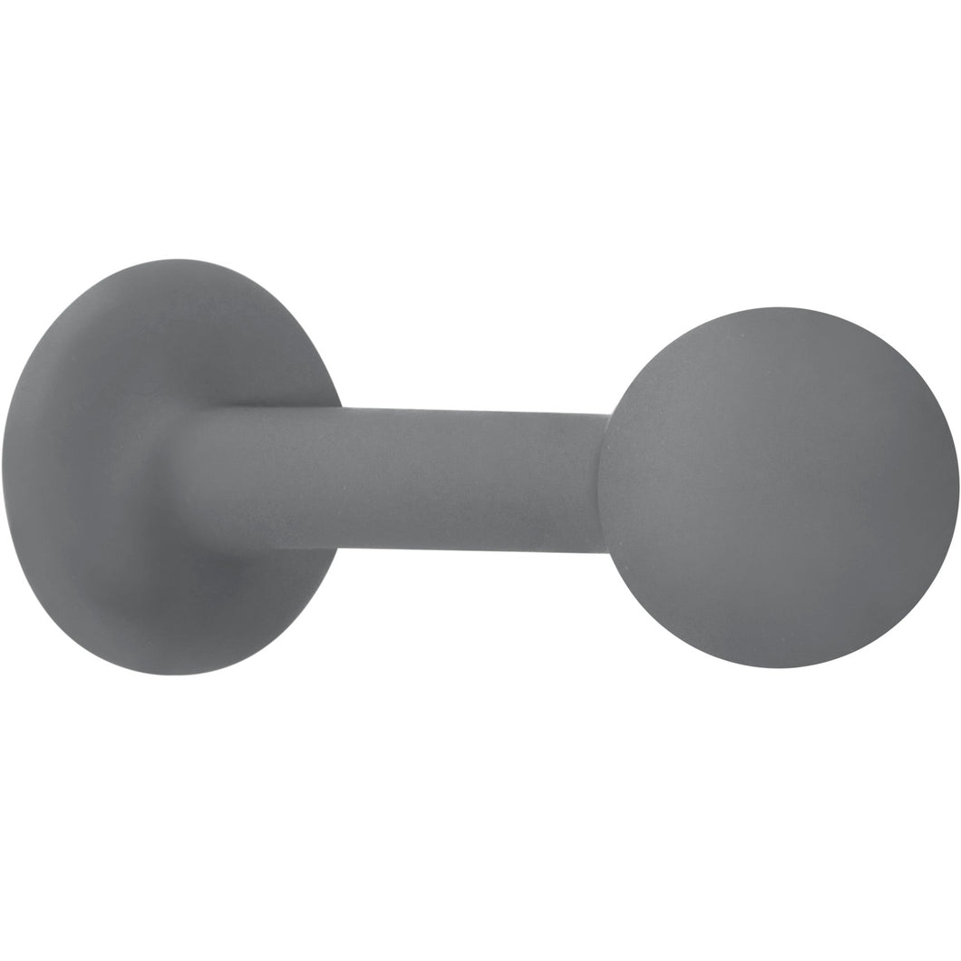 16G 5/16 Grey Acrylic Matte Labret Monroe Tragus
