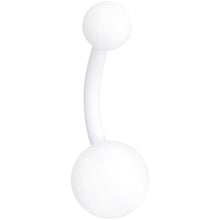 Wonderfully White Matte Belly Ring