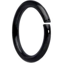 16G 5/16 Black Titanium Anodized Annealed Seamless Circular Ring