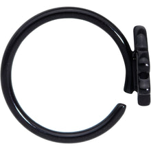 18G 3/8 Black Swimming Sloth Nose Hoop