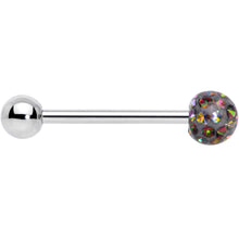 Vitrail Gem Disco Ball Internally Threaded Barbell Tongue Ring