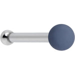20G 1/4 Grey Matte 2mm Nose Bone