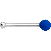 20G 1/4 Blue Matte 2mm Nose Bone