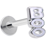 16G 5/16 White Boo Halloween Labret Monroe Tragus