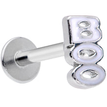 16G 5/16 White Boo Halloween Labret Monroe Tragus