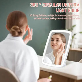 Makeup Mirror with Lights – USB Rechargeable
