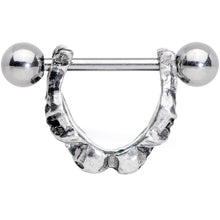 16G 3/8 Scary Skull Halloween Cartilage Cuff