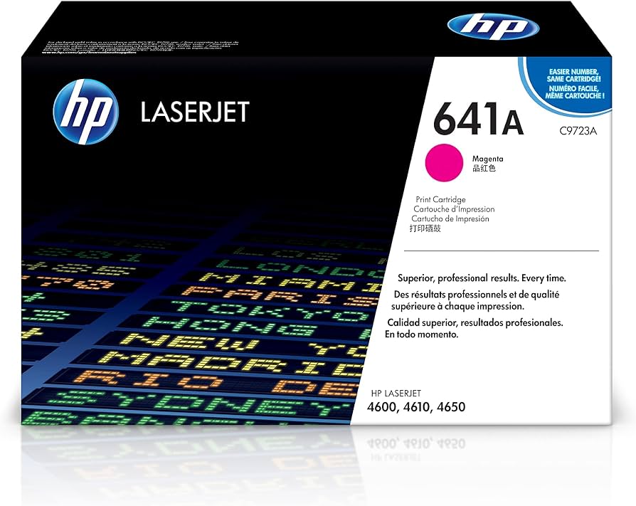 New, Pre-Owned - HP 641A High Yield Magenta LaserJet Toner Cartridge, C9723A