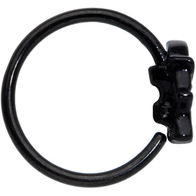 20G 5/16 Black Striped Hat Candy Ghost Halloween Nose Hoop