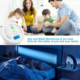 Portable Carbon Monoxide Detector – Battery-Operated CO Alarm