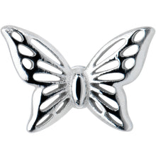 Open Wings Airy Butterfly Barbell Tongue Ring