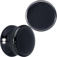 Natural Black Hematite Stone Saddle Plug Set