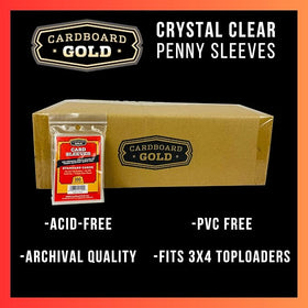Cardboard Gold Penny Sleeves 100 ct