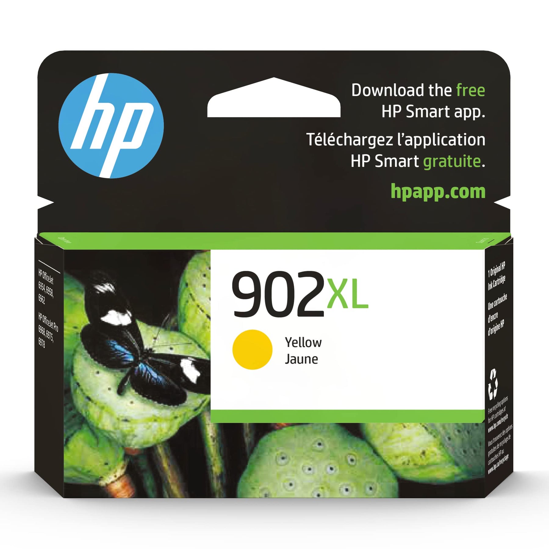 New, Pre-Owned - HP 902XL (T6M10AN) Yellow High-Yield Ink Cartridge