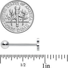 Biohazard Symbol Barbell Tongue Ring