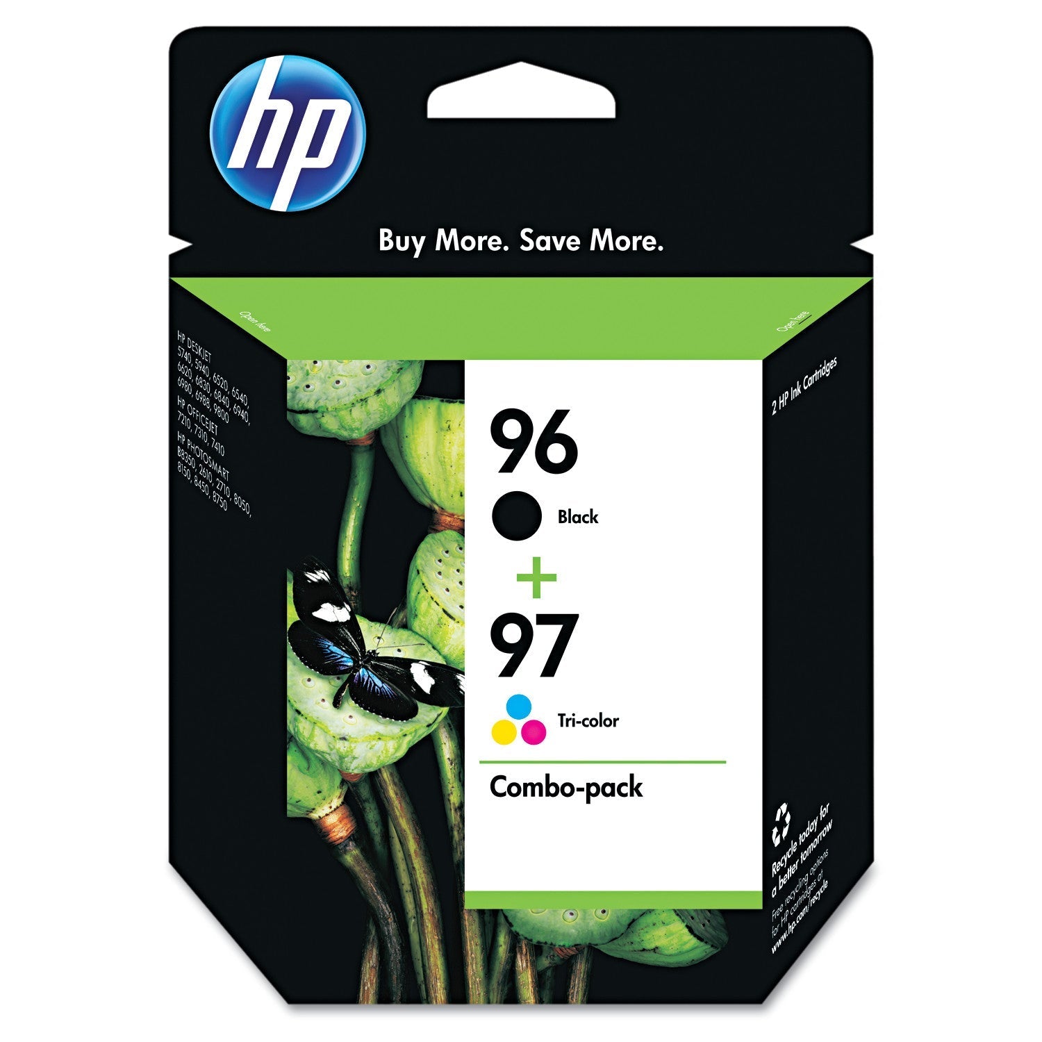 New, Pre-Owned - HP 96/97 Black & Color Ink Cartridges