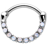 16G 5/16 Aurora Gem Paved Cartilage Clicker