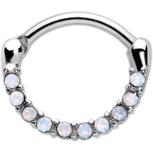 16G 5/16 Aurora Gem Paved Cartilage Clicker