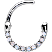 16G 5/16 Aurora Gem Paved Cartilage Clicker