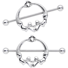 14G 13/16 Double Mermaid Nautical Nipple Shield Set