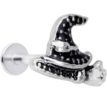 16G 5/16 Broom Witch Hat Halloween Labret Monroe Tragus