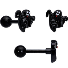 16G 1/4 Ghosts Pumpkin Halloween Cartilage Tragus Set of 3