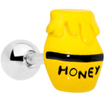 16G 1/4 Jar of Honey Cartilage Tragus Earring