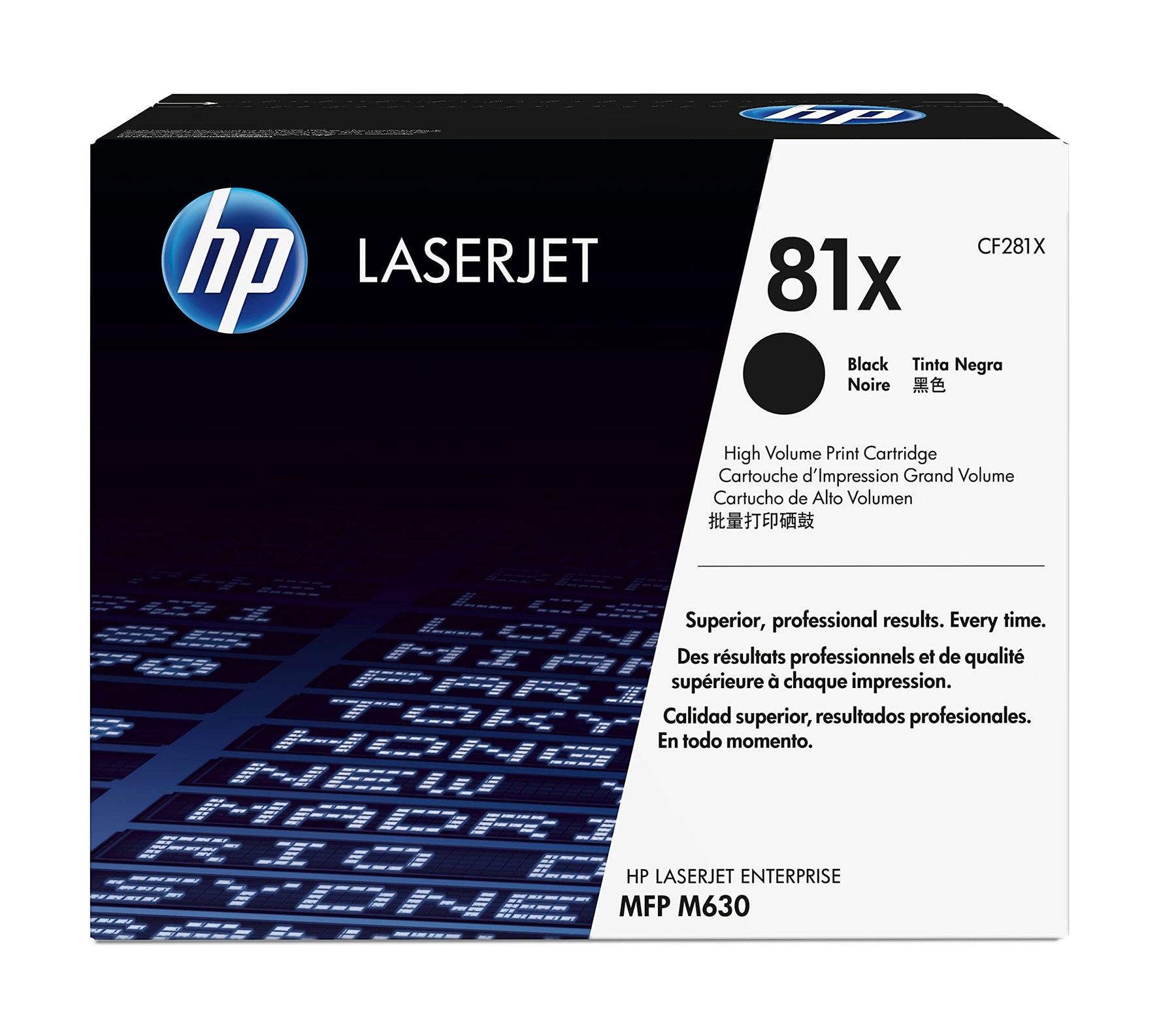 New, Pre-Owned - HP 81X High Yield Black LaserJet Toner Cartridge, CF281X
