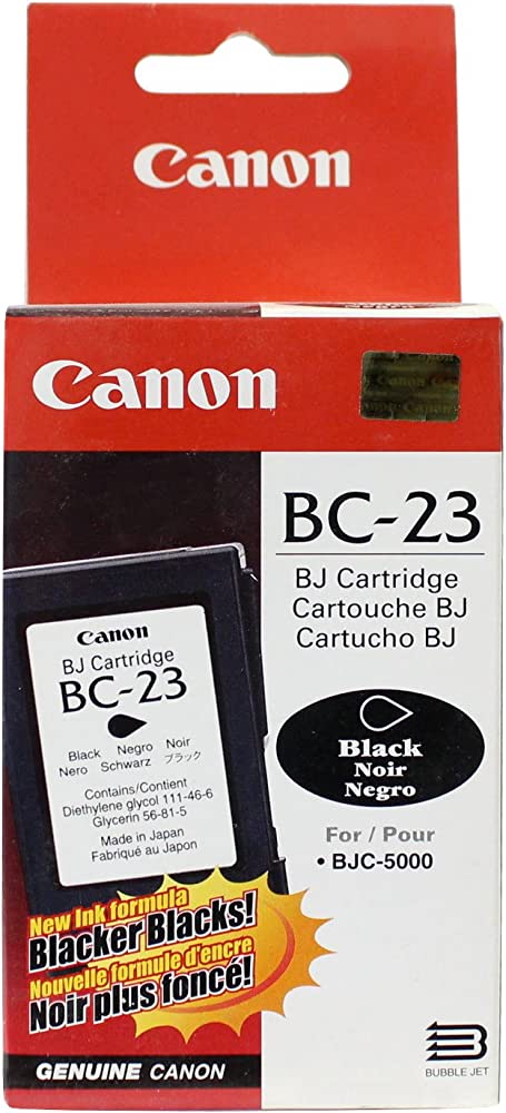 New, Pre-Owned - Canon BC-23 Black Ink Cartridge