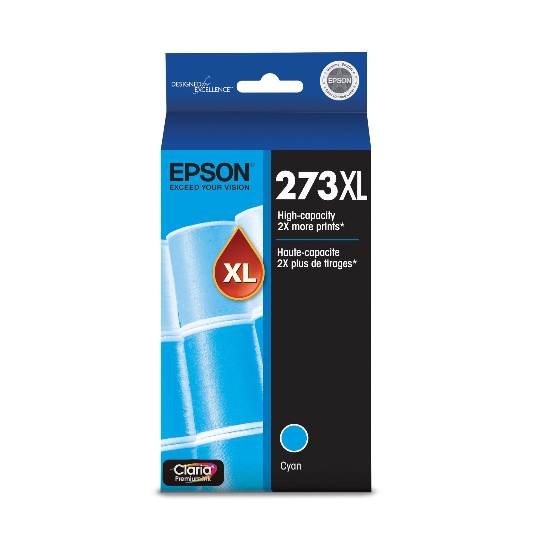 New, Pre-Owned - Epson 273Xl Cyan Ink Cartridge