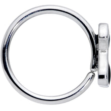18G 3/8 Black Sitting Dog Nose Hoop