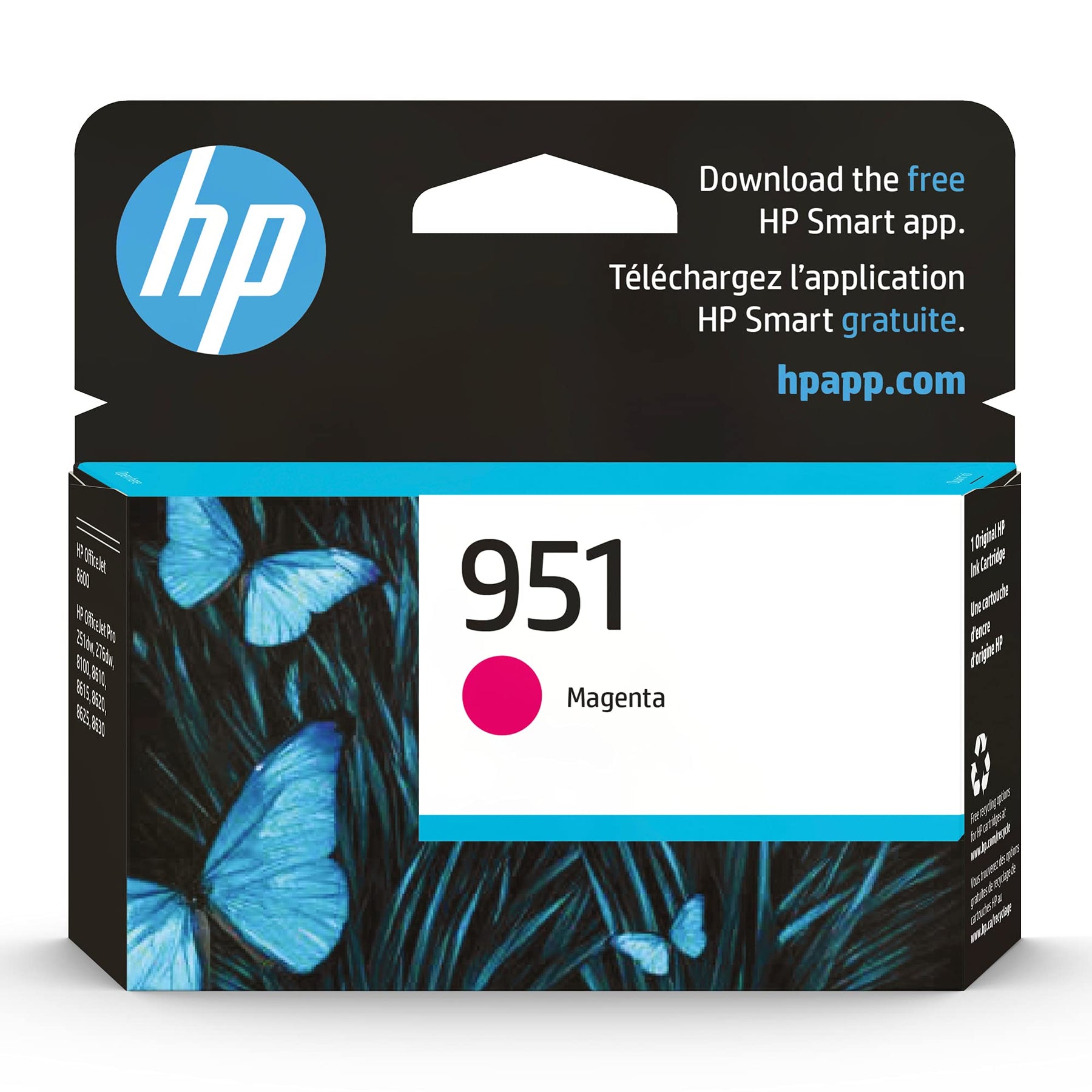 New, Pre-Owned - HP 951 (CN051AN) Magenta Ink Cartridge