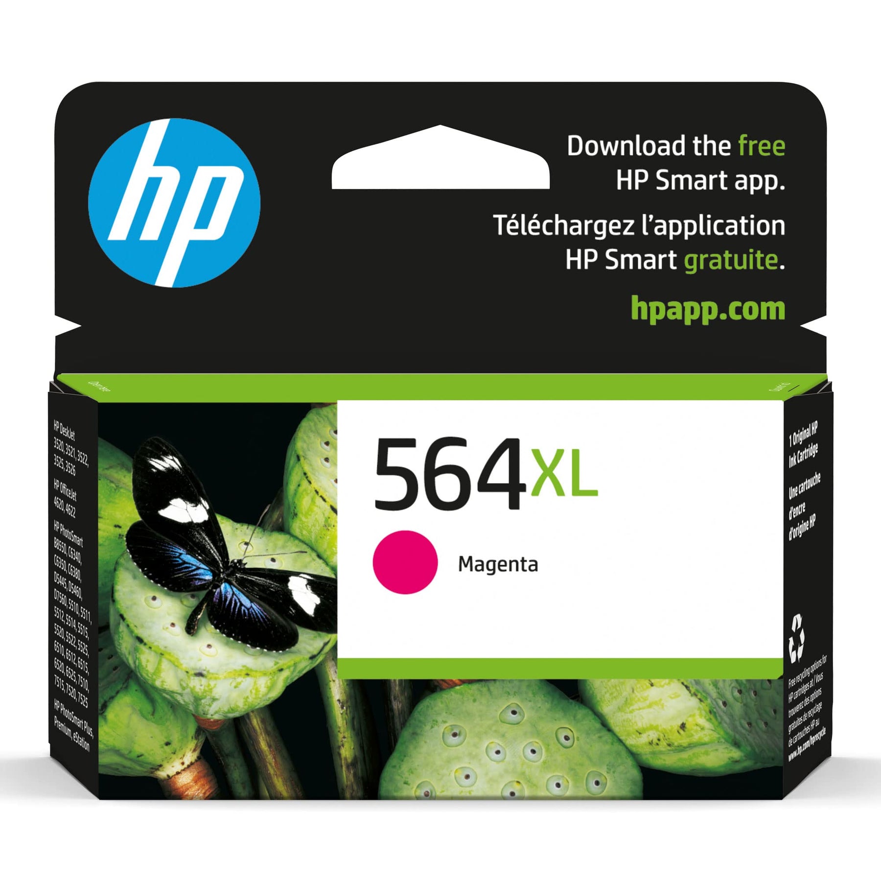 New, Pre-Owned - HP 564XL (CB324WN) Magenta Ink Cartridge