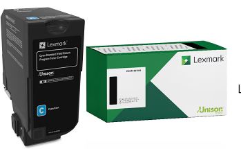 New, Pre-Owned - Lexmark 71C1HC0 High Yield Cyan Toner Cartridge